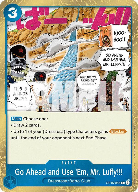 Go Ahead and Use 'Em, Mr. Luffy!!!-Adventure on Kami's Island-R-Foil