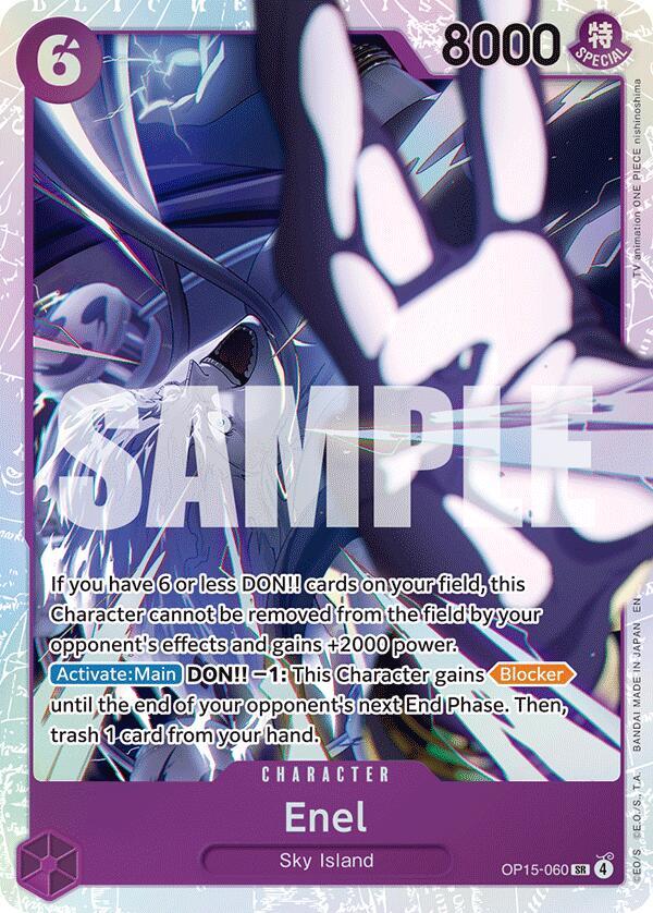 Enel (OP15-060)-Adventure on Kami's Island-SR-Foil