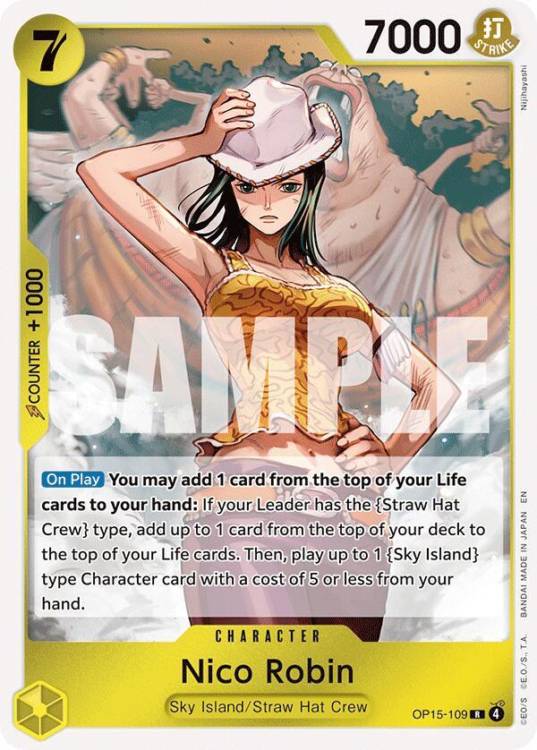 Nico Robin (OP15-109)-Adventure on Kami's Island-R-Foil