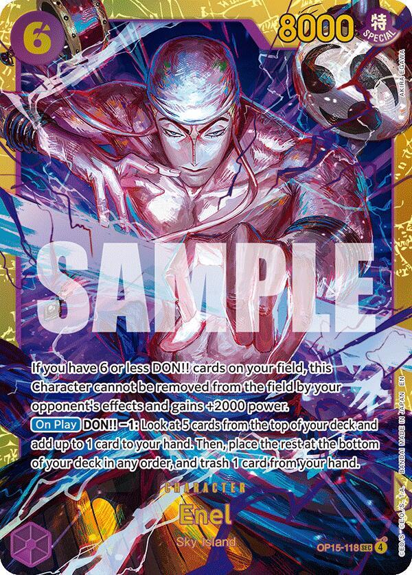 Enel (OP15-118)-Adventure on Kami's Island-SEC-Foil