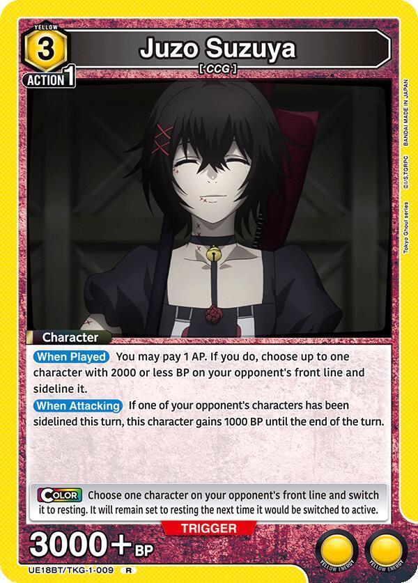 Juzo Suzuya (009)-UE18BT: Tokyo Ghoul-Rare-Foil