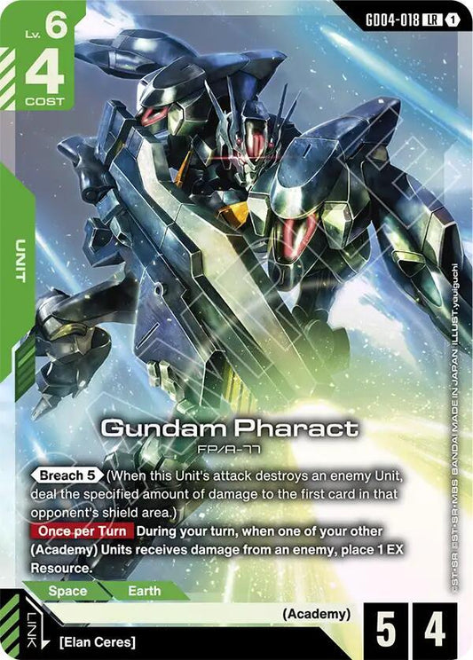 Gundam Pharact-Phantom Aria-Legend Rare-Holofoil