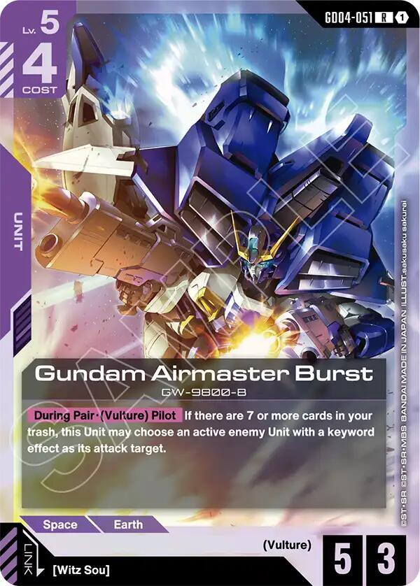 Gundam Airmaster Burst-Phantom Aria-Rare-Holofoil