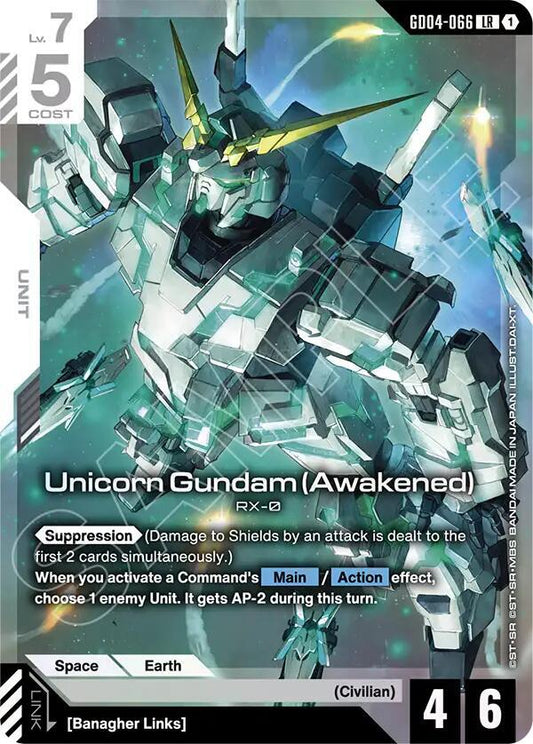 Unicorn Gundam (Awakened)-Phantom Aria-Legend Rare-Holofoil