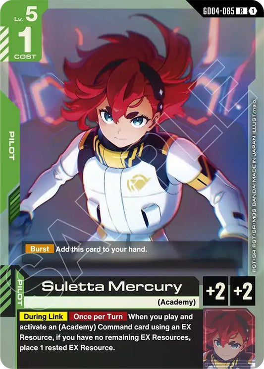 Suletta Mercury-Phantom Aria-Rare-Holofoil
