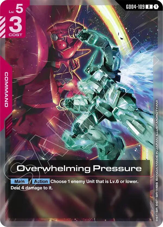 Overwhelming Pressure-Phantom Aria-Rare-Holofoil