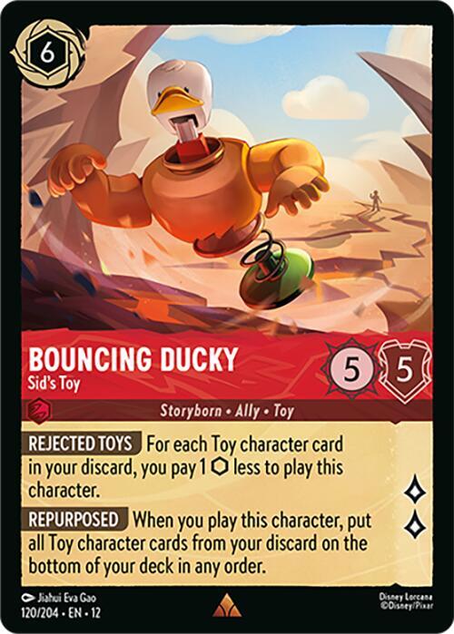 Bouncing Ducky - Sid's Toy-Wilds Unknown-Rare-Normal
