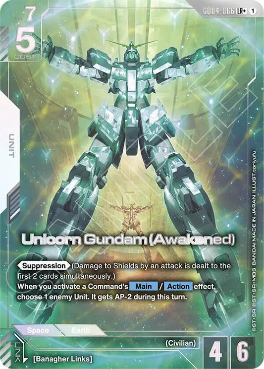 Unicorn Gundam (Awakened) (LR+)-Phantom Aria-LR+-Holofoil