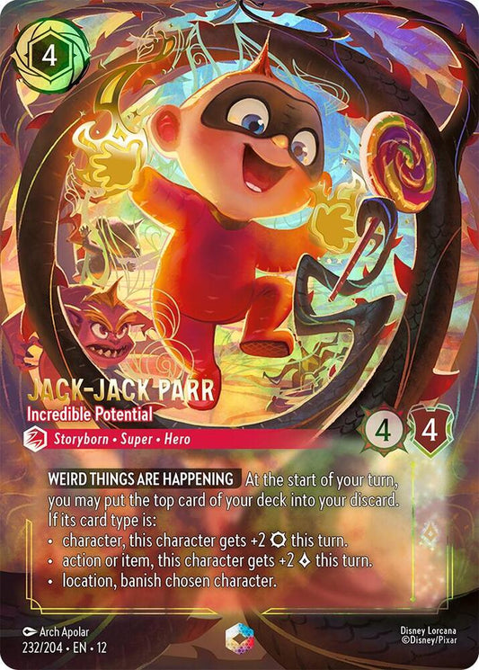Jack-Jack Parr - Incredible Potential (Enchanted)-Wilds Unknown-Enchanted-Holofoil