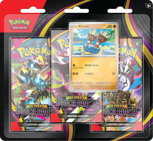 Pitch Black 3-Pack Blister [Binacle]-ME05: Pitch Black--Normal