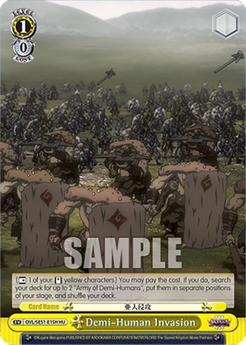 Demi-Human Invasion (HU)-Nazarick: Tomb of the Undead Vol.3 Extra Booster-Holo Uncommon-Normal
