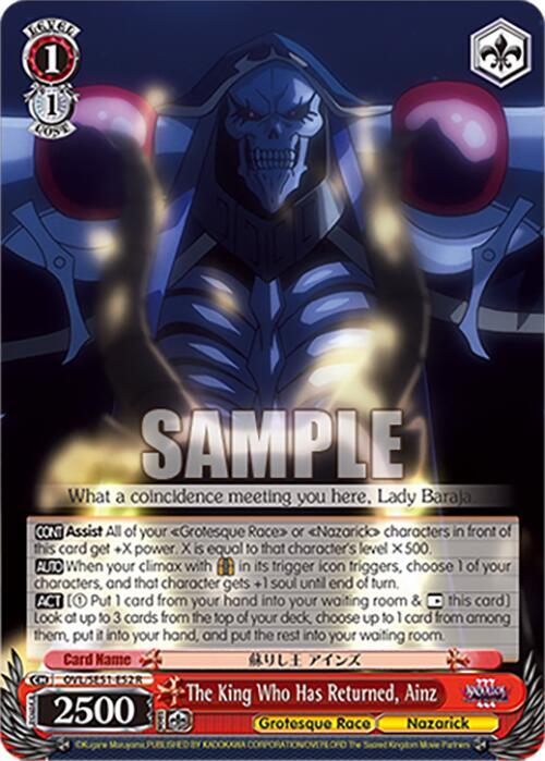 The King Who Has Returned, Ainz-Nazarick: Tomb of the Undead Vol.3 Extra Booster-Rare-Normal