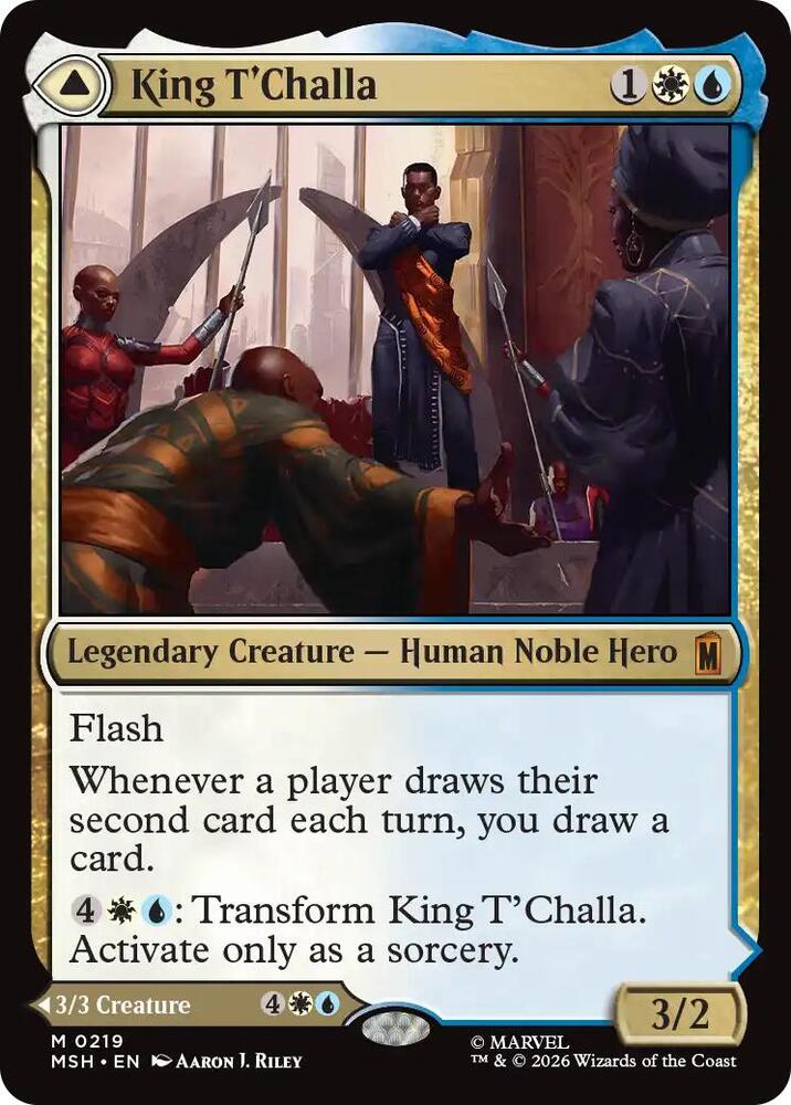 King T'Challa-Marvel Super Heroes-M-Foil