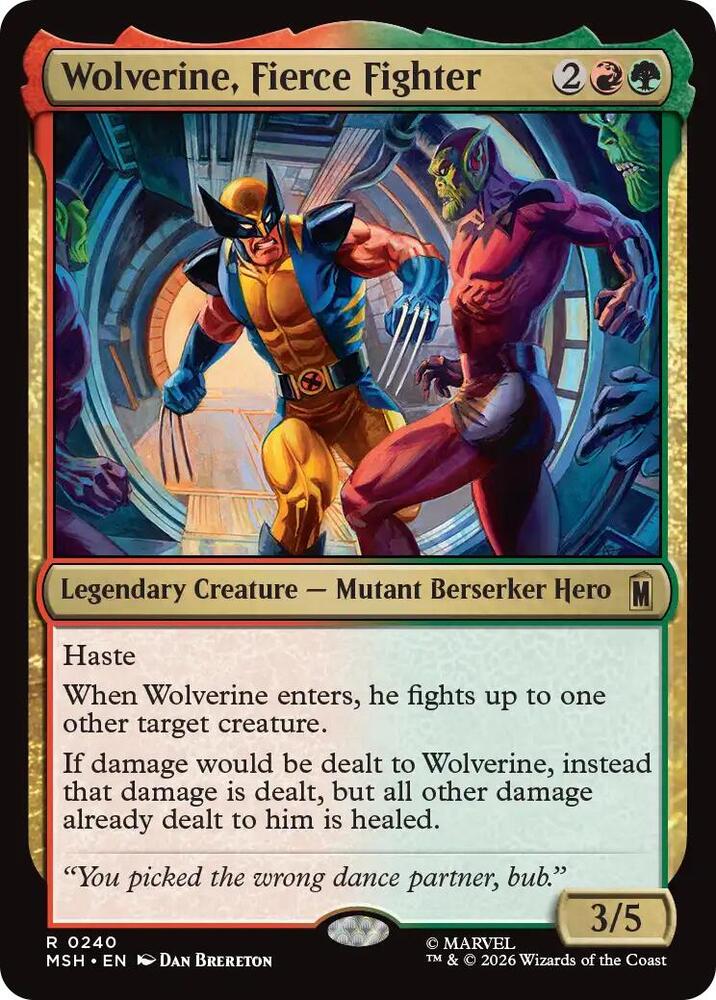 Wolverine, Fierce Fighter-Marvel Super Heroes-R-Normal