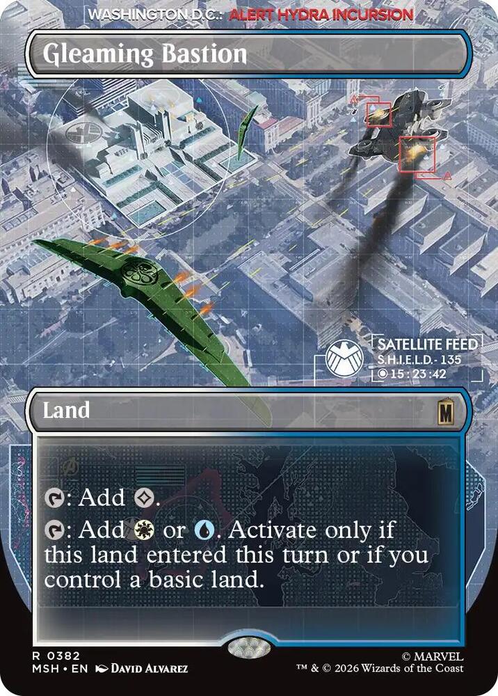 Gleaming Bastion (Borderless)-Marvel Super Heroes-R-Foil
