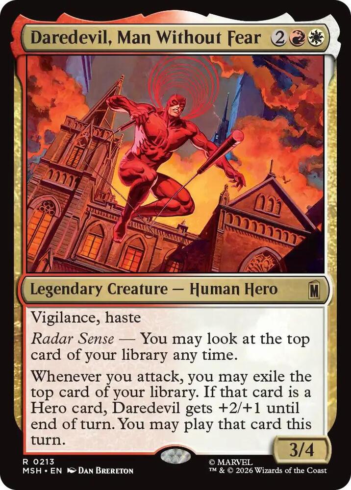 Daredevil, Man Without Fear-Marvel Super Heroes-R-Normal