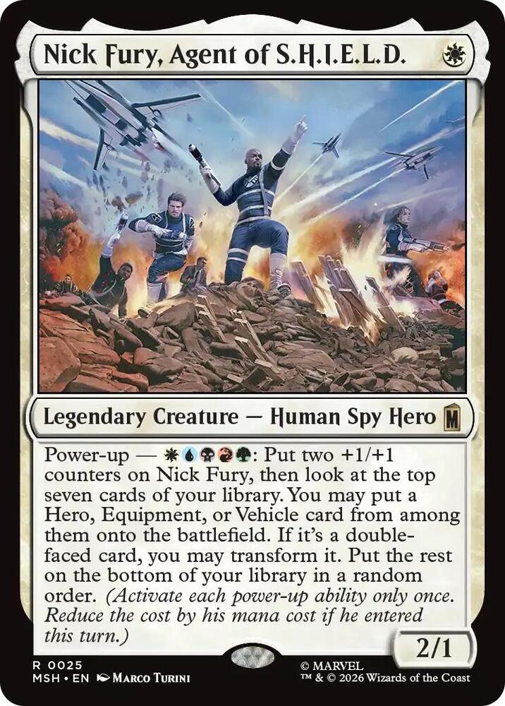 Nick Fury, Agent of S.H.I.E.L.D.-Marvel Super Heroes-R-Foil