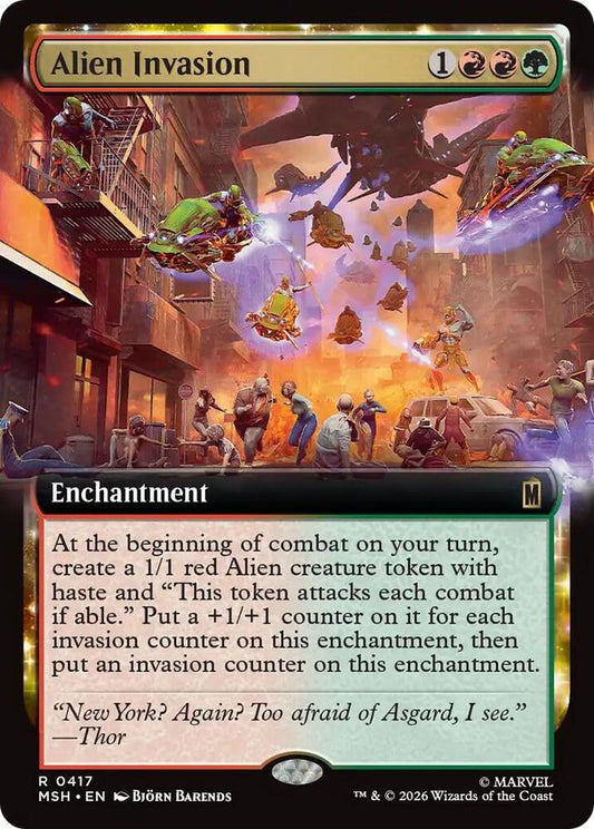 Alien Invasion (Extended Art)-Marvel Super Heroes-R-Normal