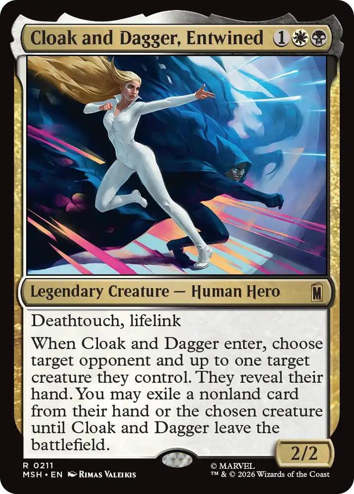 Cloak and Dagger, Entwined-Marvel Super Heroes-R-Normal