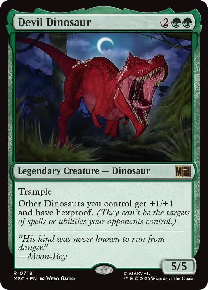 Devil Dinosaur-Commander: Marvel Super Heroes-R-Normal