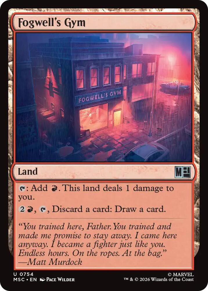 Fogwell's Gym-Commander: Marvel Super Heroes-U-Foil