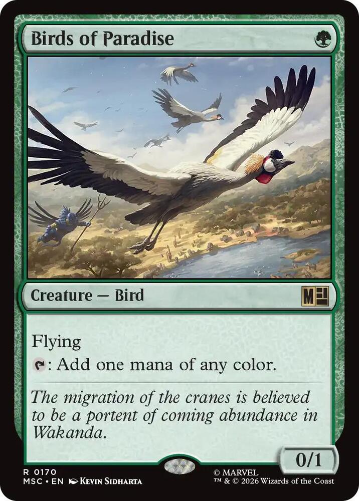 Birds of Paradise-Commander: Marvel Super Heroes-R-Normal