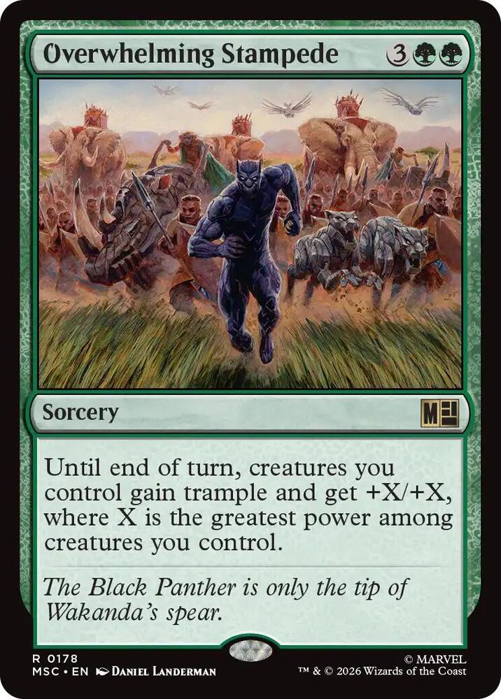 Overwhelming Stampede-Commander: Marvel Super Heroes-R-Normal