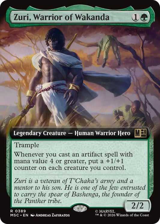 Zuri, Warrior of Wakanda (Extended Art)-Commander: Marvel Super Heroes-R-Normal