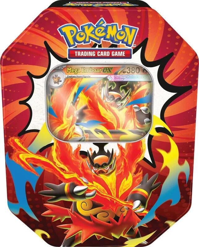 Ascended Heroes Tin [Mega Emboar ex]-ME: Ascended Heroes--Normal