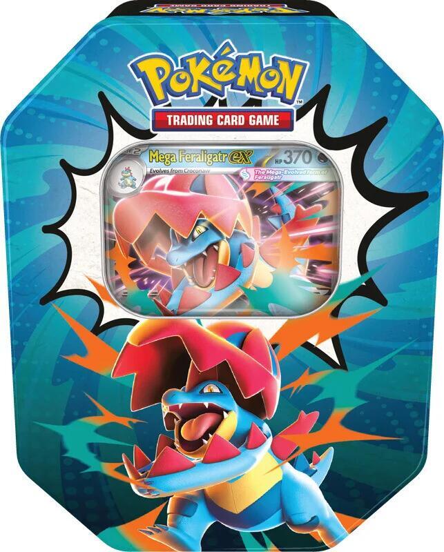 Ascended Heroes Tin [Mega Feraligatr ex]-ME: Ascended Heroes--Normal
