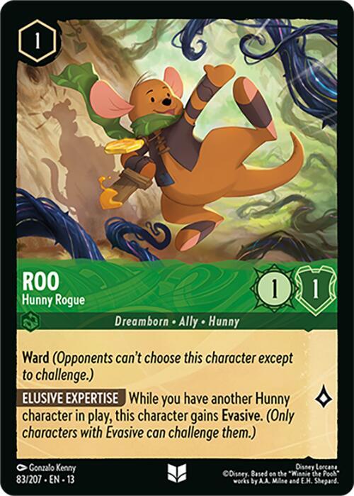 Roo - Hunny Rogue-Attack of the Vine!-Uncommon-Cold Foil