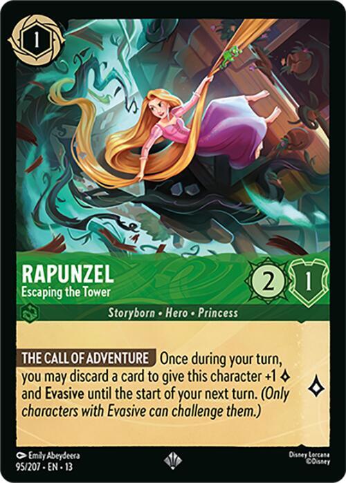 Rapunzel - Escaping the Tower-Attack of the Vine!-Super Rare-Cold Foil