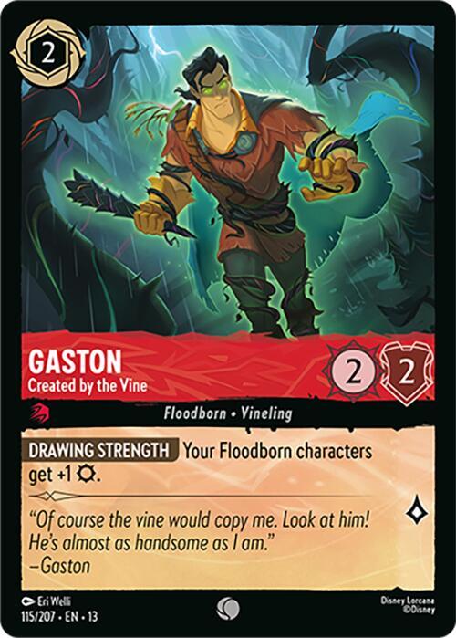 Gaston - Created by the Vine-Attack of the Vine!-Common-Cold Foil