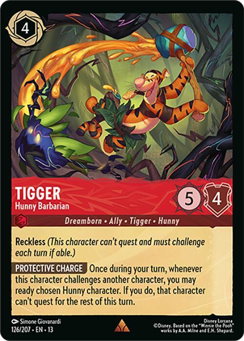 Tigger - Hunny Barbarian-Attack of the Vine!-Rare-Normal