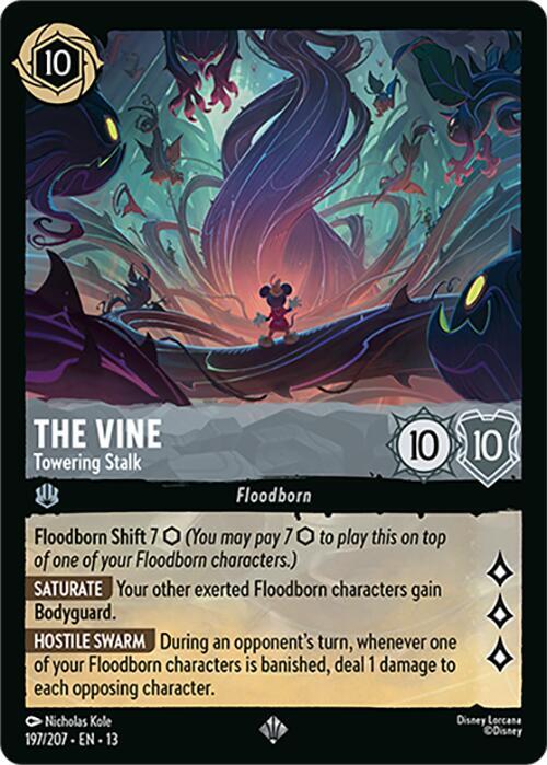 The Vine - Towering Stalk-Attack of the Vine!-Super Rare-Normal