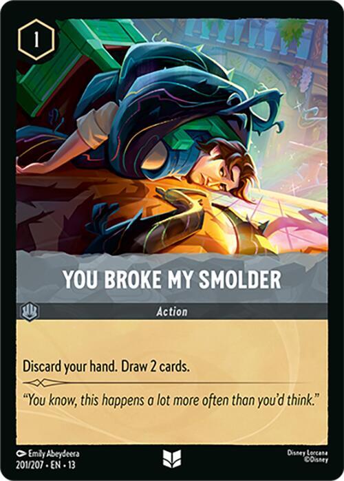 You Broke My Smolder-Attack of the Vine!-Uncommon-Cold Foil