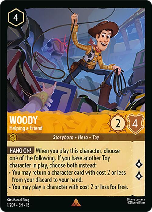 Woody - Helping a Friend-Attack of the Vine!-Rare-Normal