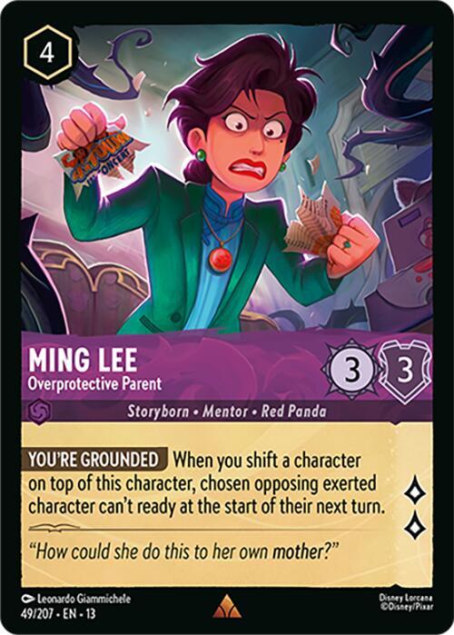Ming Lee - Overprotective Parent-Attack of the Vine!-Rare-Cold Foil