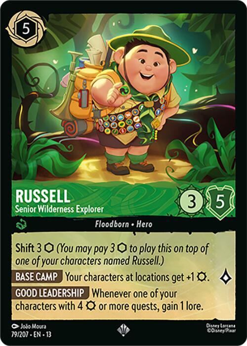 Russell - Senior Wilderness Explorer-Attack of the Vine!-Super Rare-Cold Foil