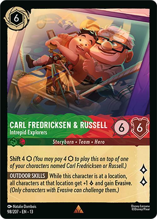 Carl Fredricksen & Russell - Intrepid Explorers-Attack of the Vine!-Rare-Normal