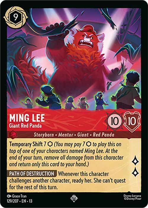 Ming Lee - Giant Red Panda-Attack of the Vine!-Super Rare-Normal