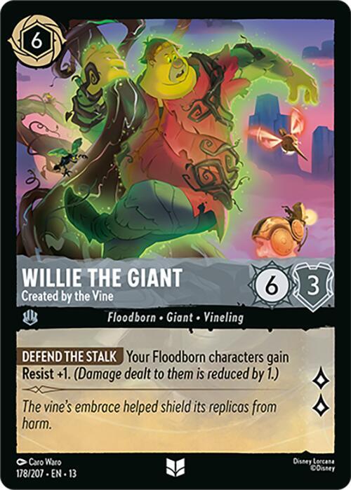 Willie the Giant - Created by the Vine-Attack of the Vine!-Uncommon-Cold Foil