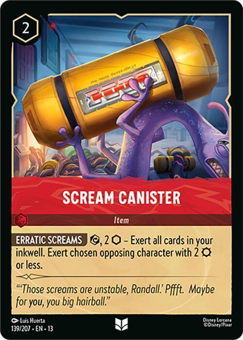 Scream Canister-Attack of the Vine!-Uncommon-Cold Foil