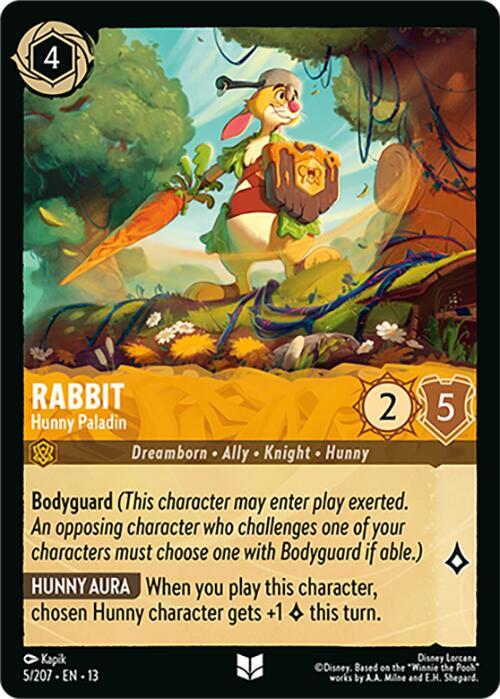 Rabbit - Hunny Paladin-Attack of the Vine!-Uncommon-Cold Foil