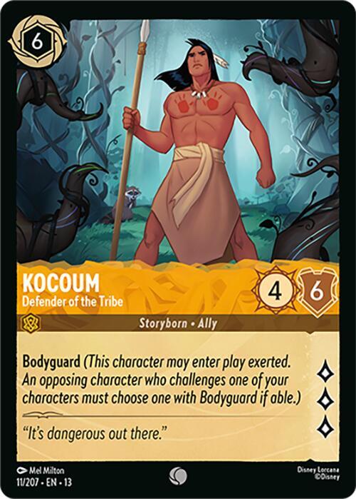 Kocoum - Defender of the Tribe-Attack of the Vine!-Common-Cold Foil