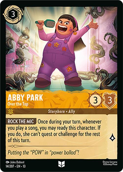 Abby Park - Over the Top-Attack of the Vine!-Uncommon-Cold Foil