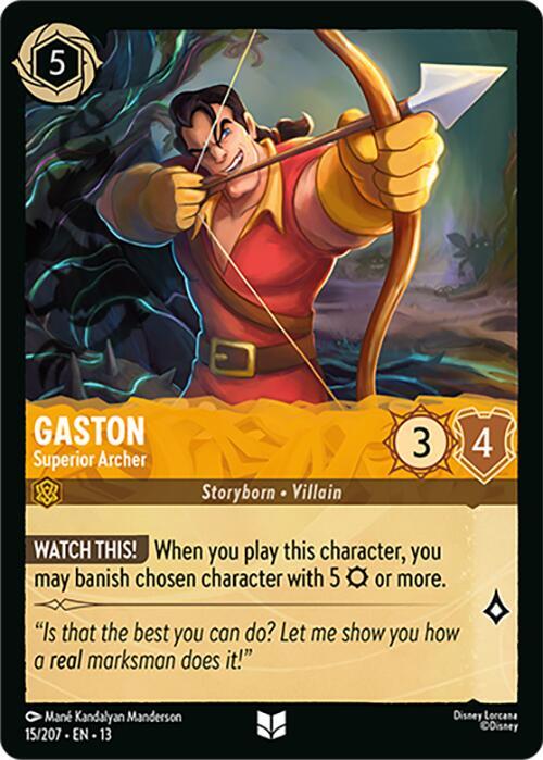 Gaston - Superior Archer-Attack of the Vine!-Uncommon-Cold Foil