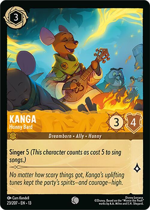 Kanga - Hunny Bard-Attack of the Vine!-Common-Cold Foil