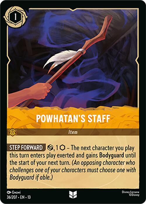Powhatan's Staff-Attack of the Vine!-Uncommon-Cold Foil
