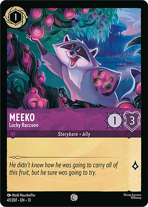 Meeko - Lucky Raccoon-Attack of the Vine!-Common-Cold Foil